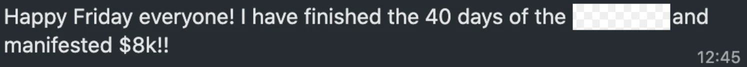 Client result - $8K revenue after income ceiling removal coaching