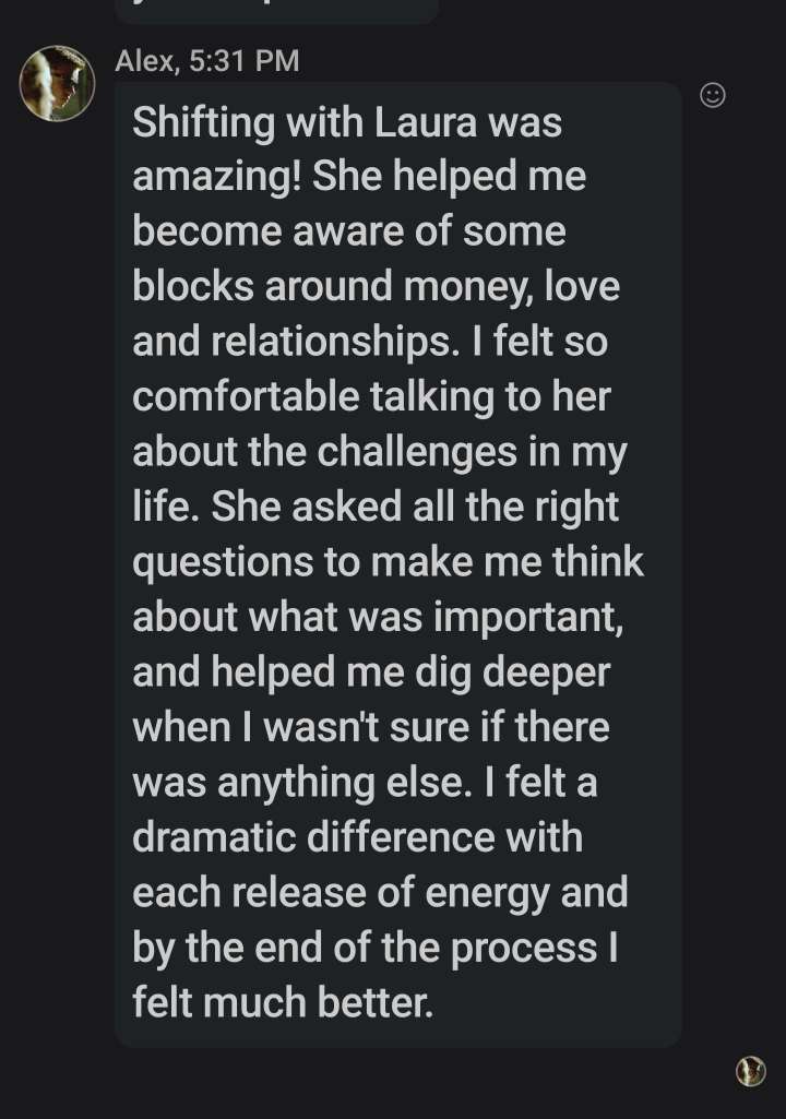 Alex: shifting blocks felt better