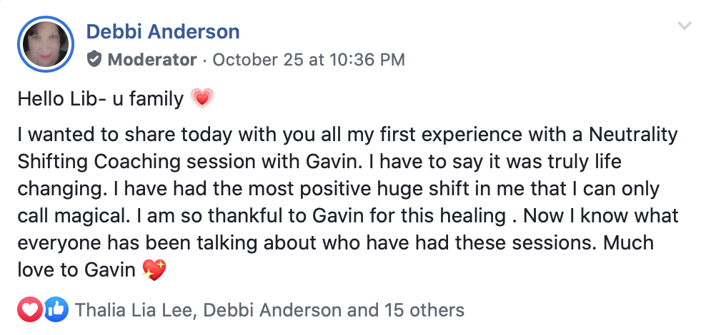 Debbi Anderson: life changing magical shift