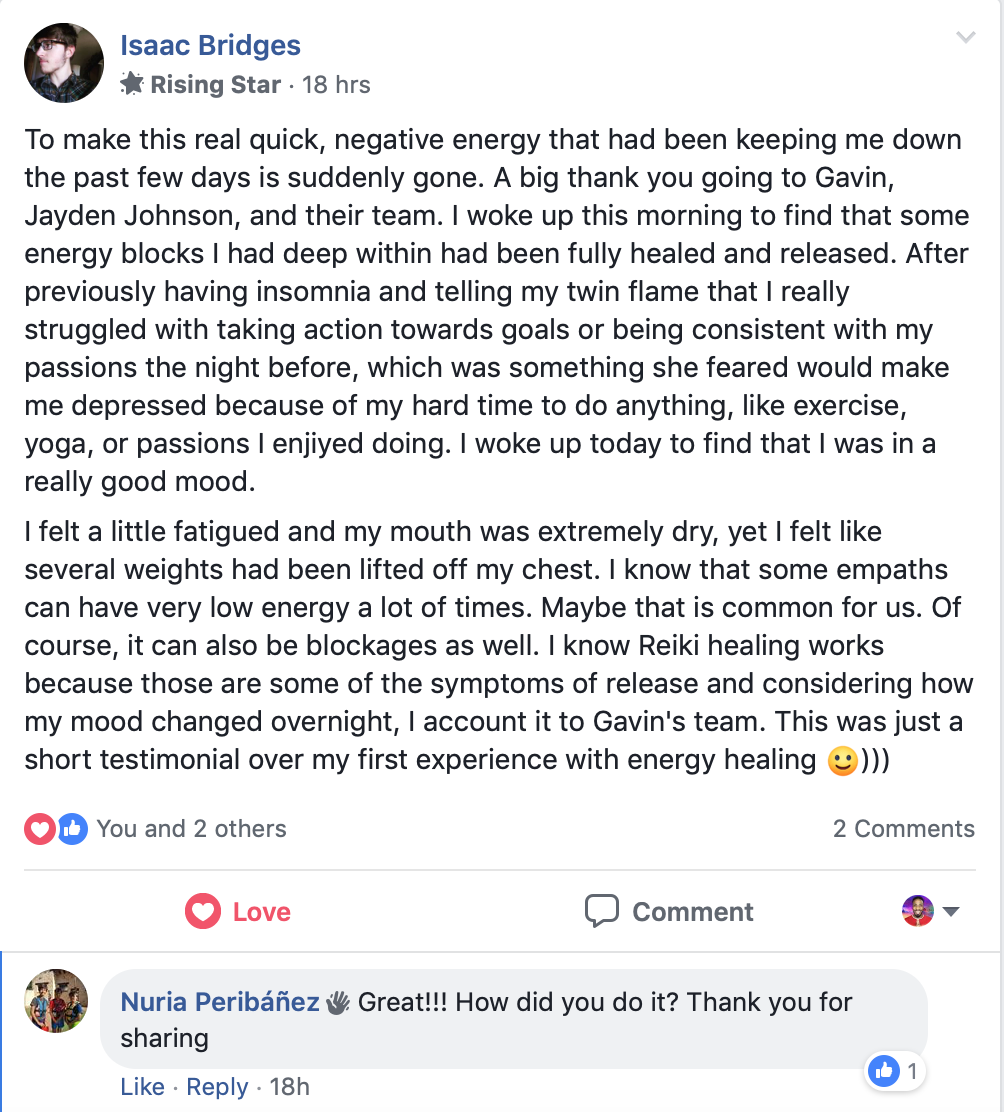 Isaac Bridges: energy blocks healed overnight