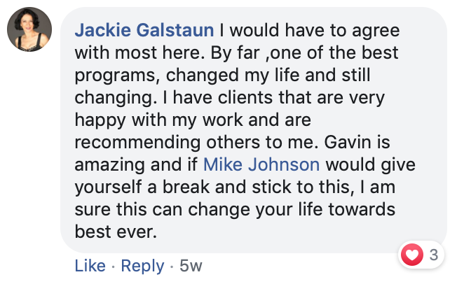 Jackie Galstaun: best programs clients happy