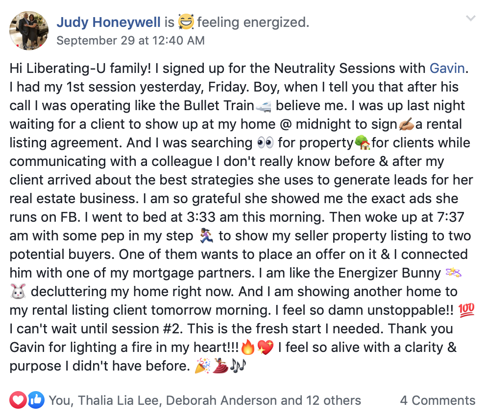 Judy Honeywell: bullet train unstoppable