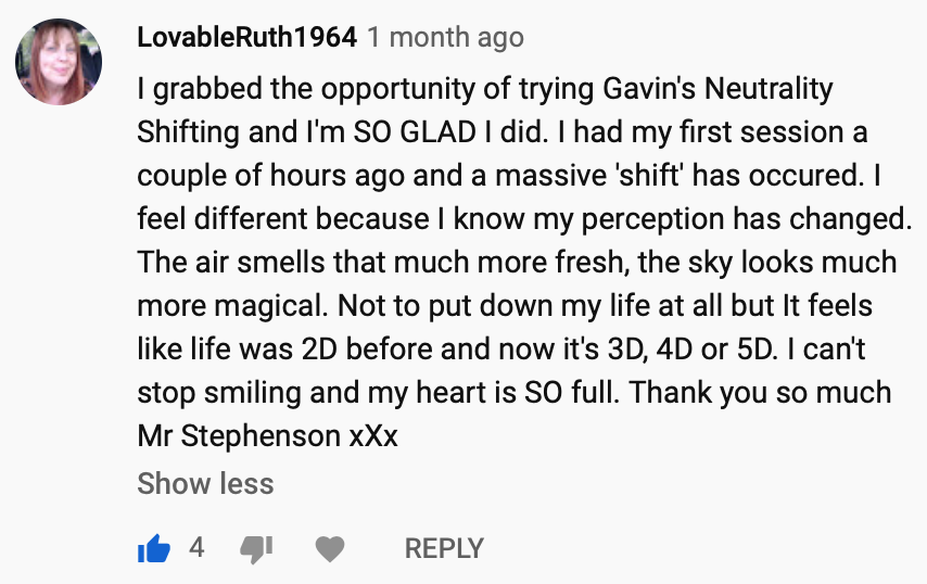 Ruth: massive shift 3D to 5D