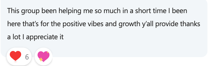 Group positive vibes growth