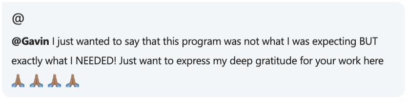 Program exactly what needed